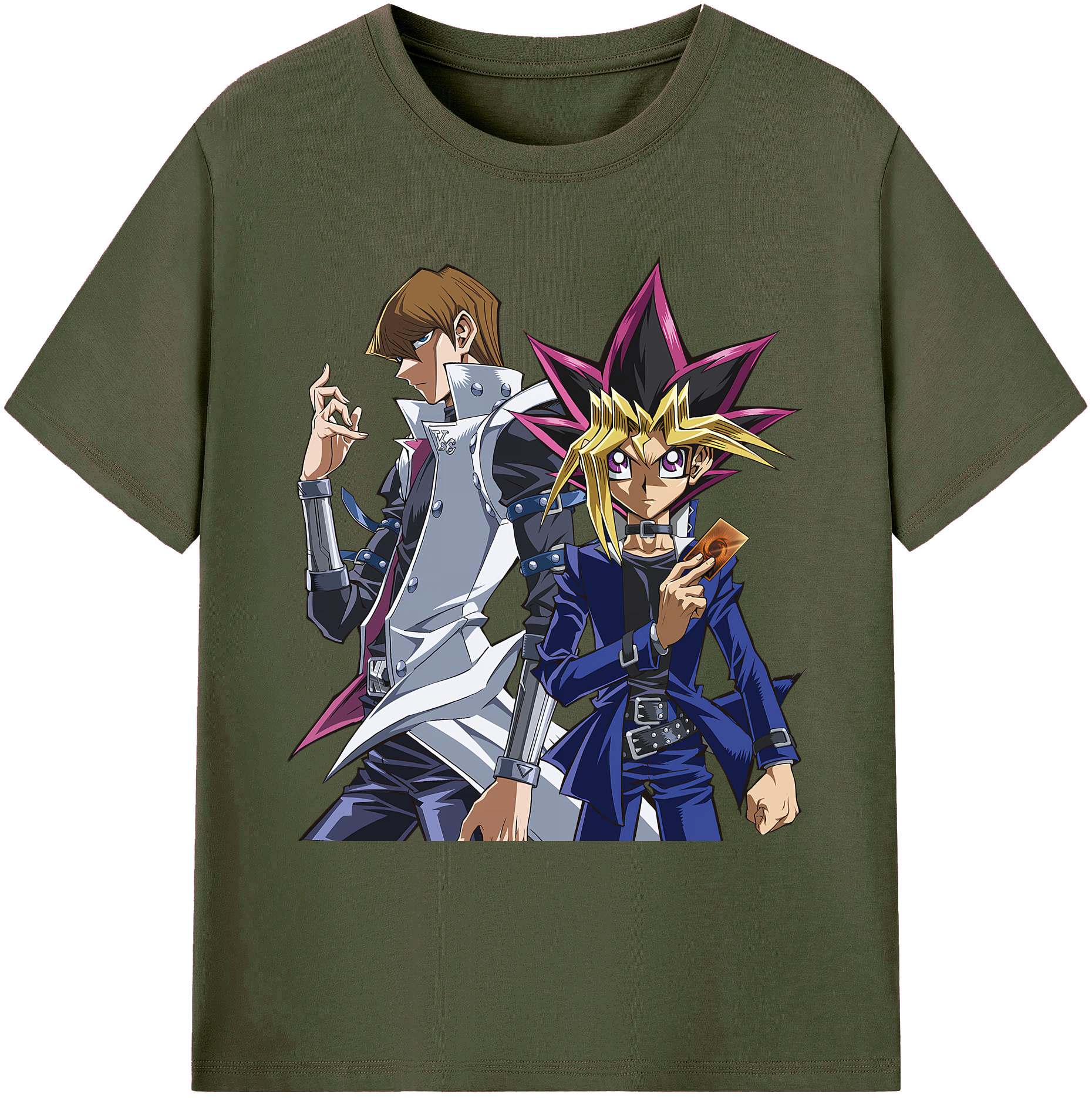 （画像用） 遊☆戯☆王 Yu-Gi-Oh! 綿100％ メンズ半袖Tシャツ｜肌触りやわらか＆通気性
